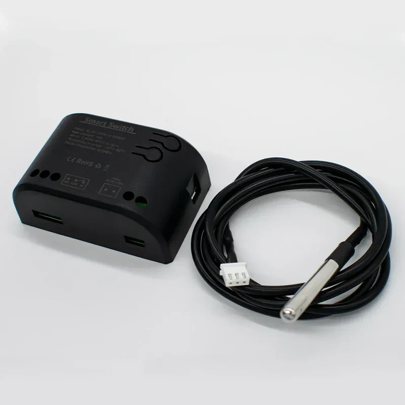 Dry Contact WIFI Tuya Smart Temperature Switch Controller Thermostat Sensor Passive Relay RF Receiver Work for Alexa Google Home
