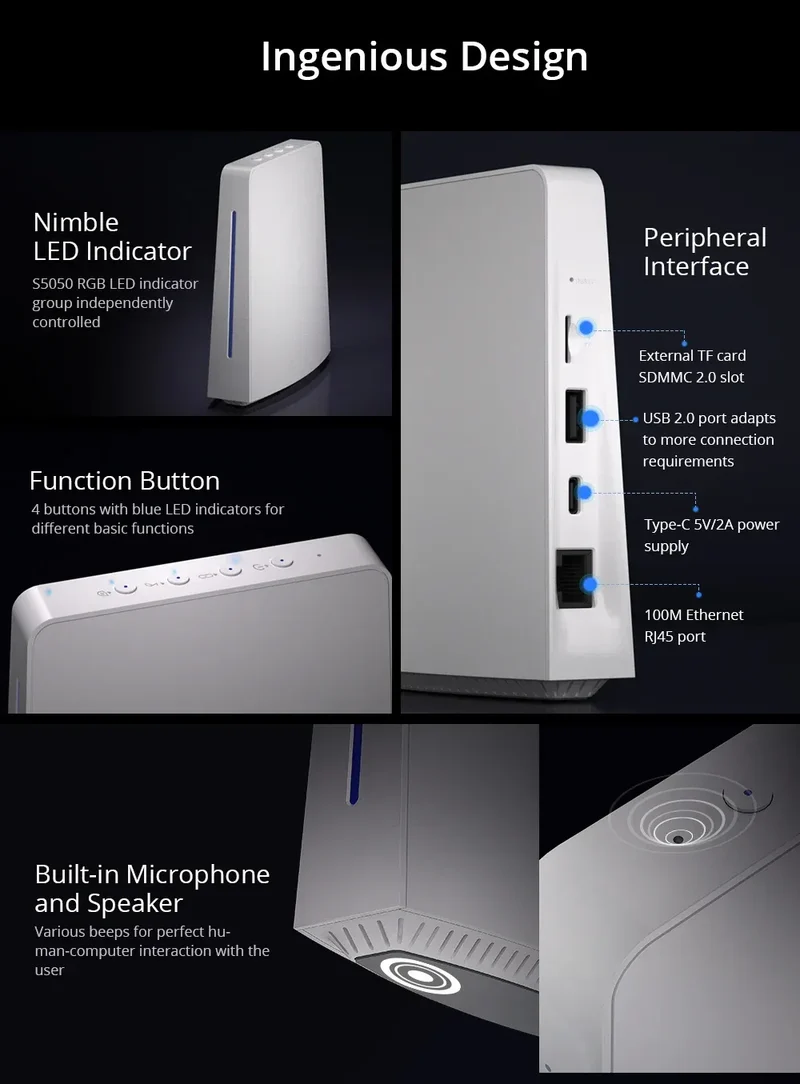 SONOFF iHost Smart Home Hub Zigbee Gateway Multi-mode Wifi LAN Wireless Remote Control Local Automation For Most of Devices