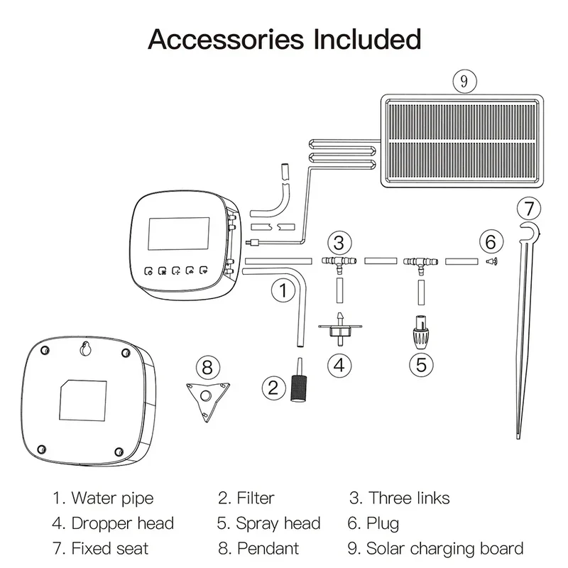 WiFi Tuya Smart Watering Machine Automatic Micro-drip Irrigation System Plants Controller System Irrigation Tool Alexa Google