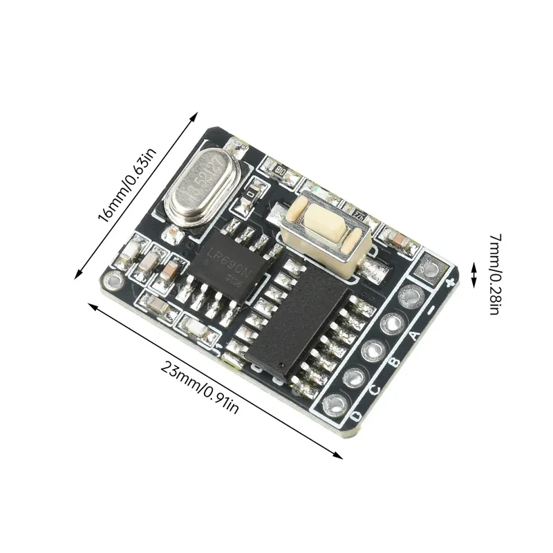 RF 433MHz Receiver Module 4-Channel Switch Transmitter Wireless Remote Controll RX480E Learning Code Decoding Receiver DIY kit