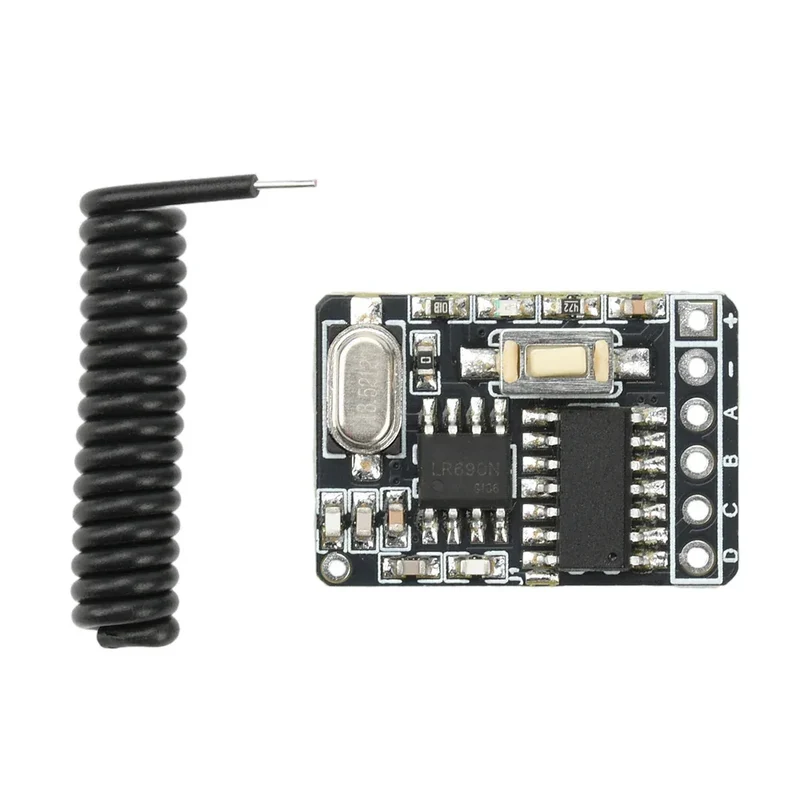 RF 433MHz Receiver Module 4-Channel Switch Transmitter Wireless Remote Controll RX480E Learning Code Decoding Receiver DIY kit