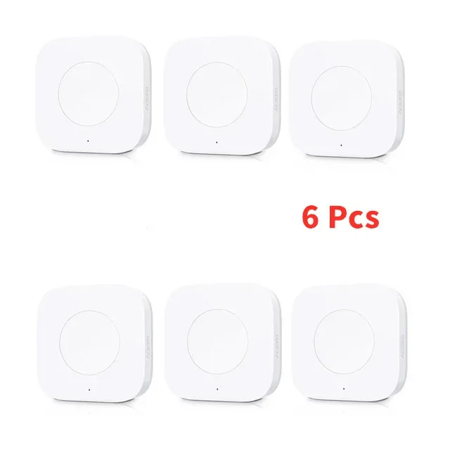 Aqara Sensor Smart Wireless Mini Switch Key Zigbee Connection Remote One Key Control Button Home Security Mihome Homekit