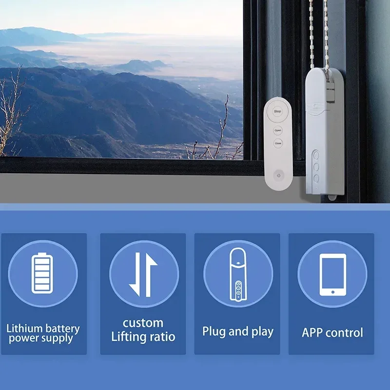 Tuya Smart Blind Motor USB Wifi Automatic Electric Roller Shutter Shadows App Control Lifting Curtain Opening Closing Driver