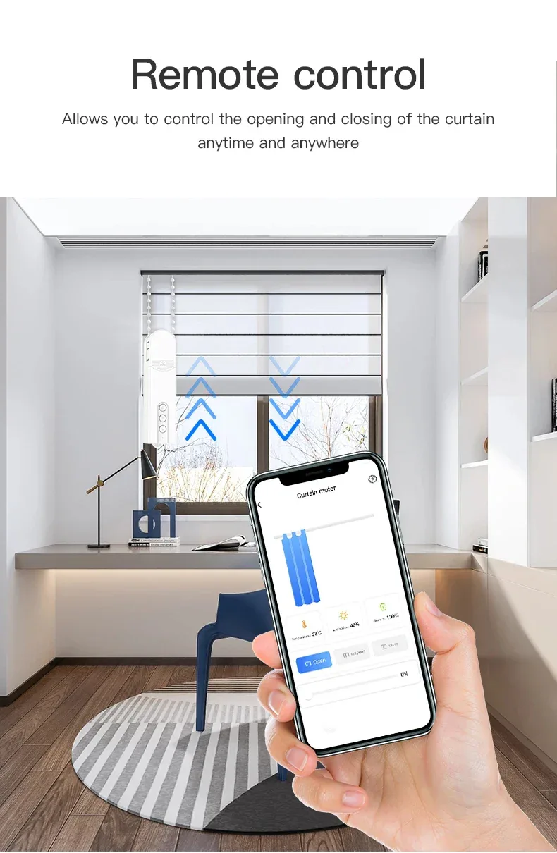 Tuya Smart Blind Motor USB Wifi Automatic Electric Roller Shutter Shadows App Control Lifting Curtain Opening Closing Driver