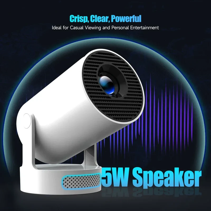 Magcubic HY300 Pro+ Android14 Projector 8000 Lumens 720P Outdoor Portable Movie Home with 5W Speaker WiFi6 BT5.4 Upgrated HY300