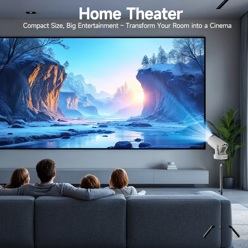 Magcubic HY300 Pro+ Android14 Projector 8000 Lumens 720P Outdoor Portable Movie Home with 5W Speaker WiFi6 BT5.4 Upgrated HY300