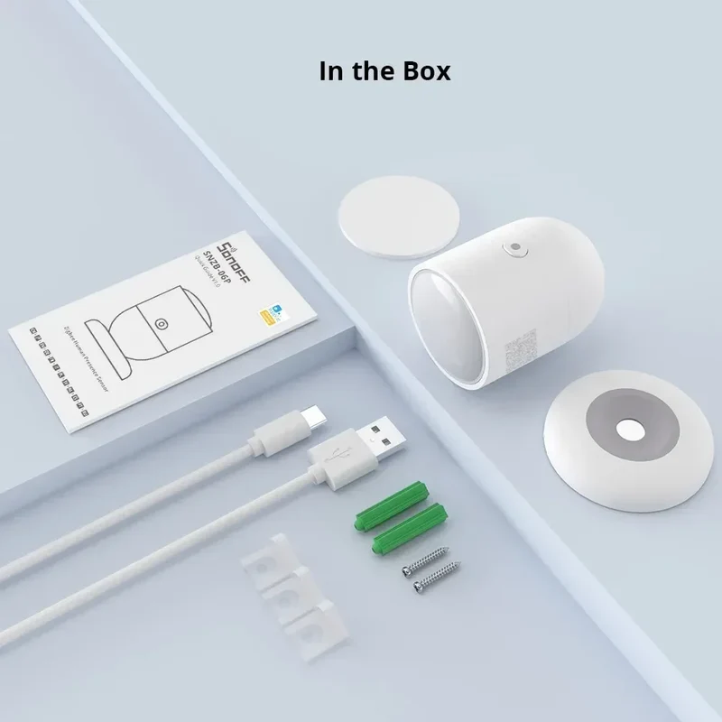 SONOFF SNZB 06P Zigbee Human Presence Sensor SNZB-06P Detector Motion Light Sensing Smart Home Automation Work with Alexa Google