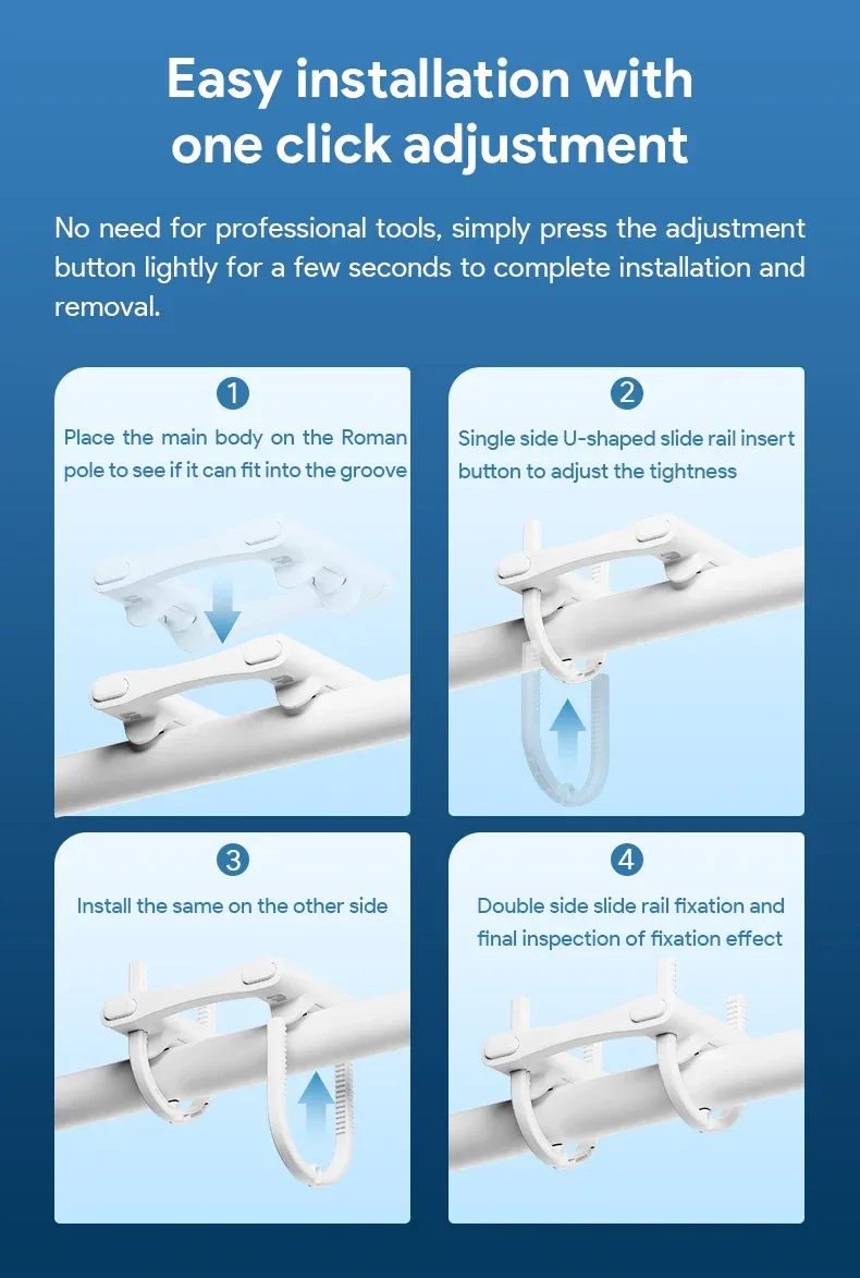 Tuya Zigbee/Bluetooth Track Curtain Robot Tuya Smart Rail Curtain Robot Smart Curtain Pusher Robot Support Siri Alexa Voice