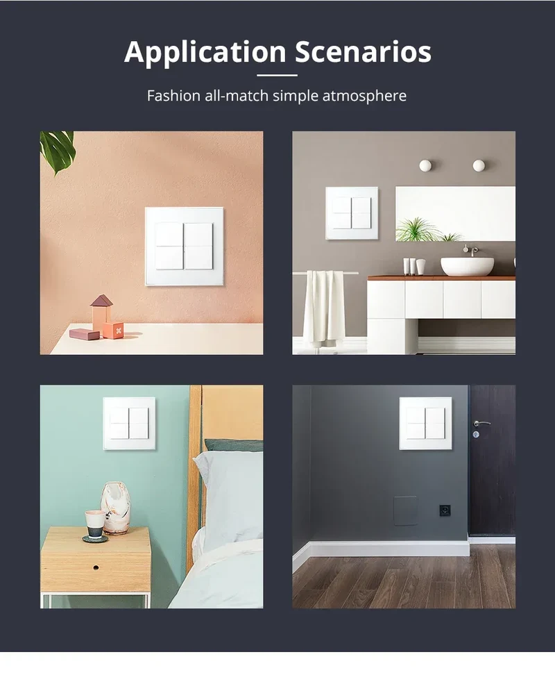 Zemismart Zigbee Interrupter 1 2 3 4 6 Gangs Light Switch Brazilian Wall switches Work with Tuya Smart Life Alexa Google Home