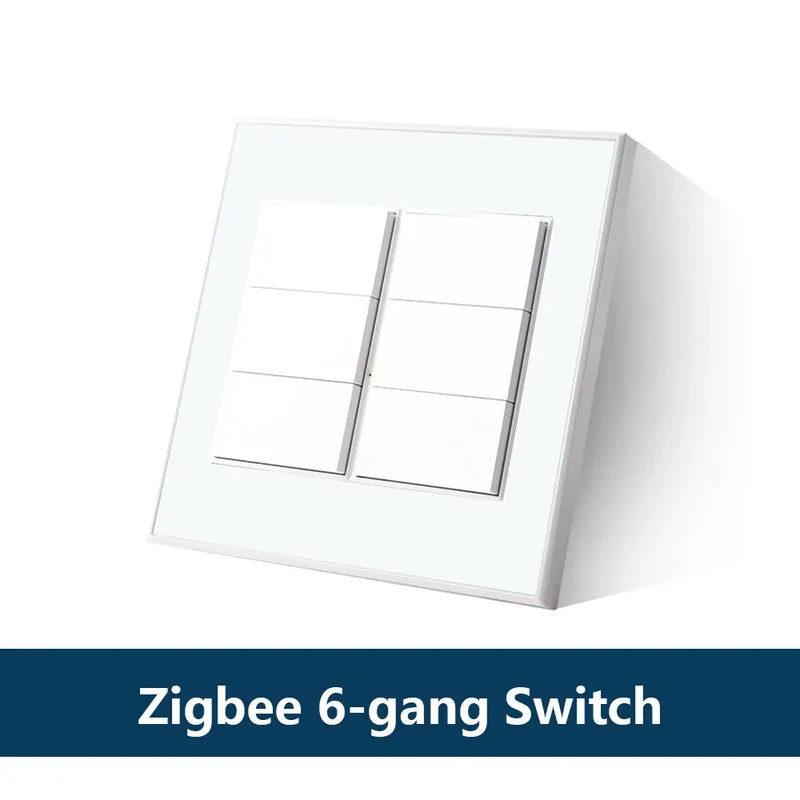 Zemismart Zigbee Interrupter 1 2 3 4 6 Gangs Light Switch Brazilian Wall switches Work with Tuya Smart Life Alexa Google Home