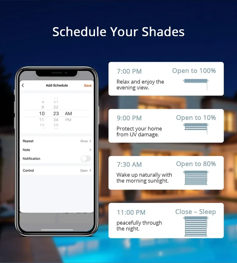 Zemismart Zigbee Smart Roller Shade Driver Built in Battery with Knob Control Speed Work with Tuya App Alexa Google Home Voice
