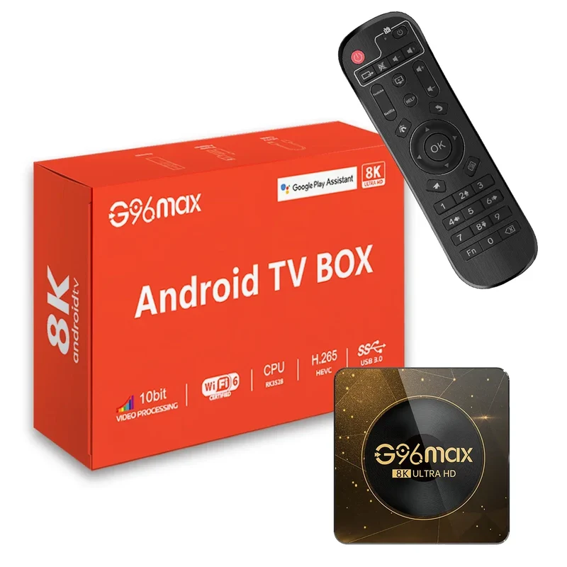 Android 13 8K Ultra HD Smart TV Box Wifi6 Fast Stable Transmission Media Player 4GB64GB Large Memory Netflix Youtube ATV MAXA13