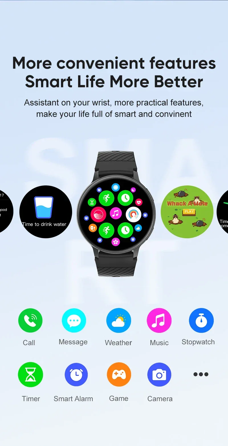 LIGE Bluetooth Call Smart Watch Women Custom Dial Watches Men Sport Fitness Tracker Heart Rate Smartwatch For Android IOS 2025