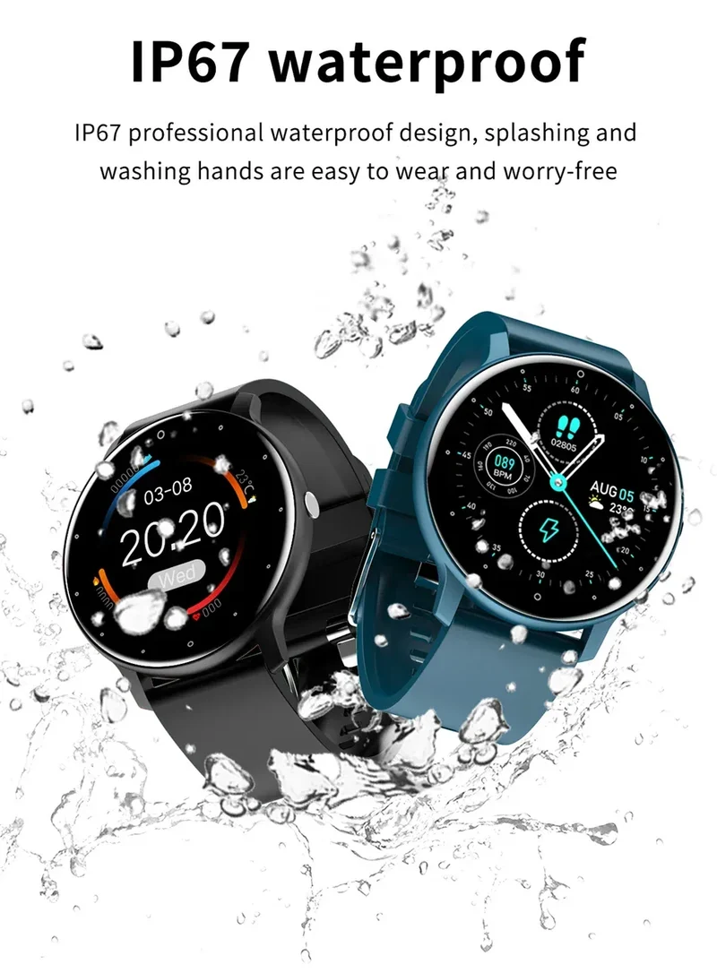 LIGE 2024 Smart Watch Men 1.28" Full Touch Bracelet Fitness Tracker Sports Watches Bluetooth Call Smart Clock Women Smartwatch