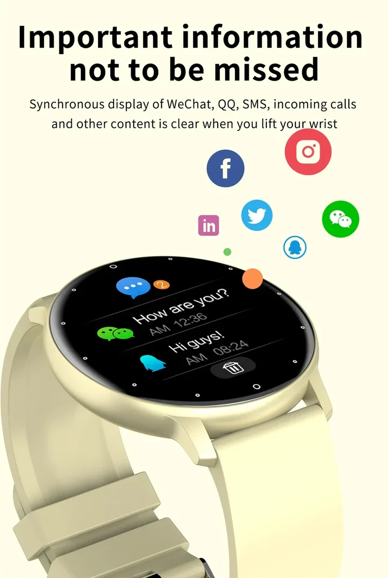 LIGE 2024 Smart Watch Men 1.28" Full Touch Bracelet Fitness Tracker Sports Watches Bluetooth Call Smart Clock Women Smartwatch