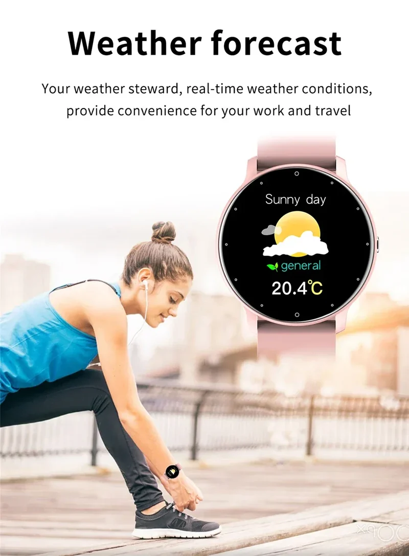 LIGE 2024 Smart Watch Men 1.28" Full Touch Bracelet Fitness Tracker Sports Watches Bluetooth Call Smart Clock Women Smartwatch