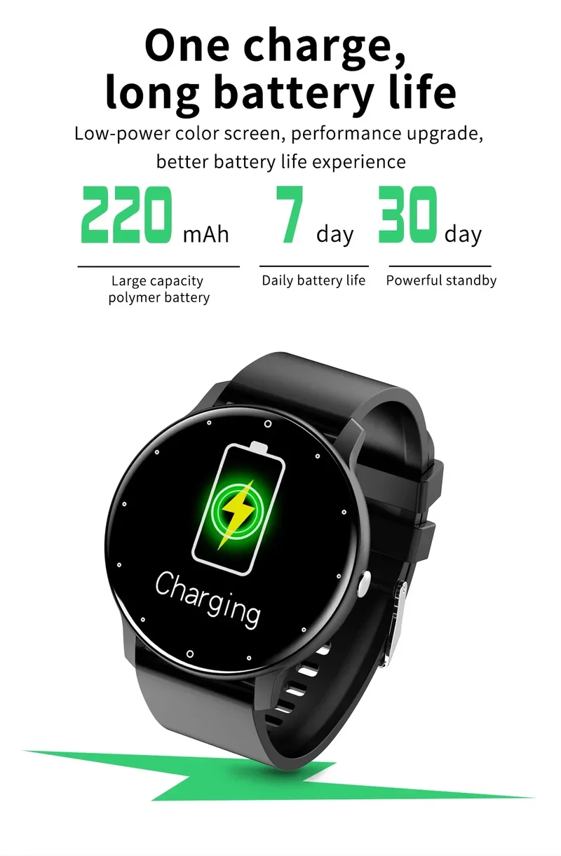 LIGE 2026 Smart Watch Women Men Ladies Gift Sport Fitness Men Watches Heart Rate Monitor Waterproof Smartwatch For Android IOS