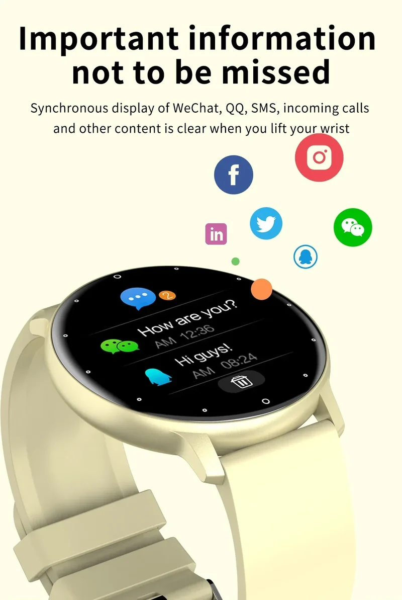 LIGE 2026 Smart Watch Women Men Ladies Gift Sport Fitness Men Watches Heart Rate Monitor Waterproof Smartwatch For Android IOS