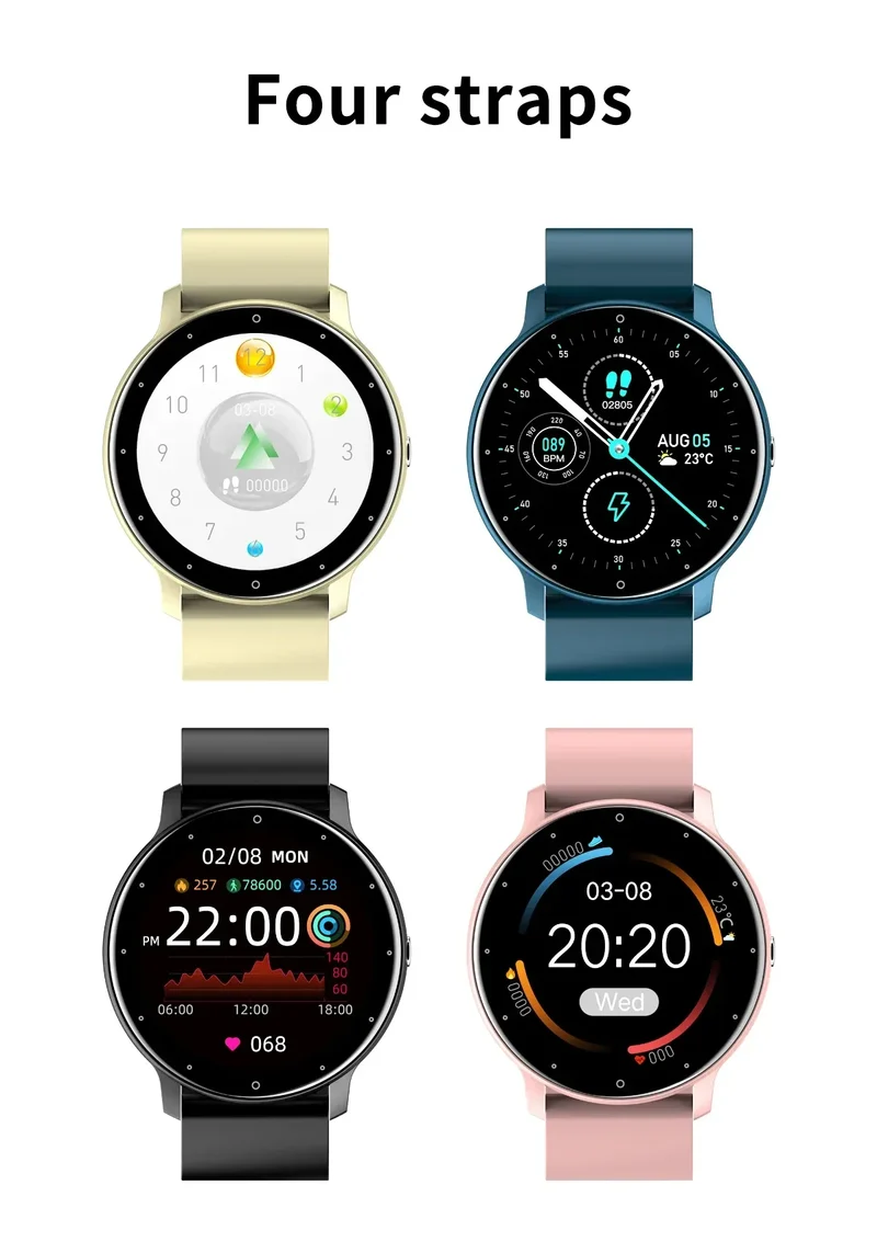 LIGE 2026 Smart Watch Women Men Ladies Gift Sport Fitness Men Watches Heart Rate Monitor Waterproof Smartwatch For Android IOS