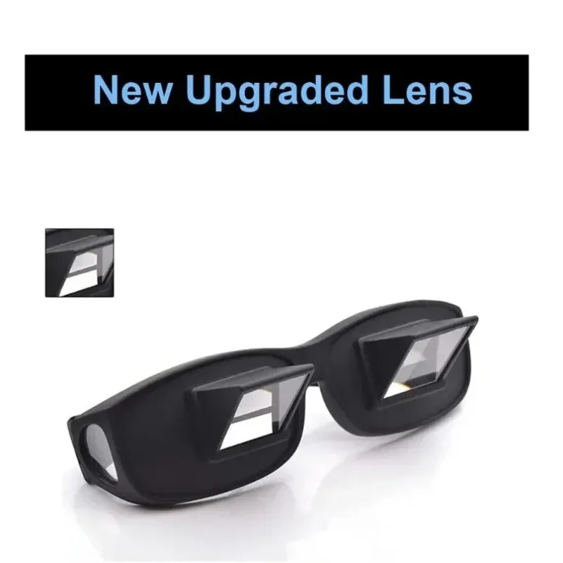 Lazy Eyeglasses Lazy Reading Glasses HD Eyeglasses Prismatic Periscope Eyeglasses for Reading and Watching TV While Lying Down