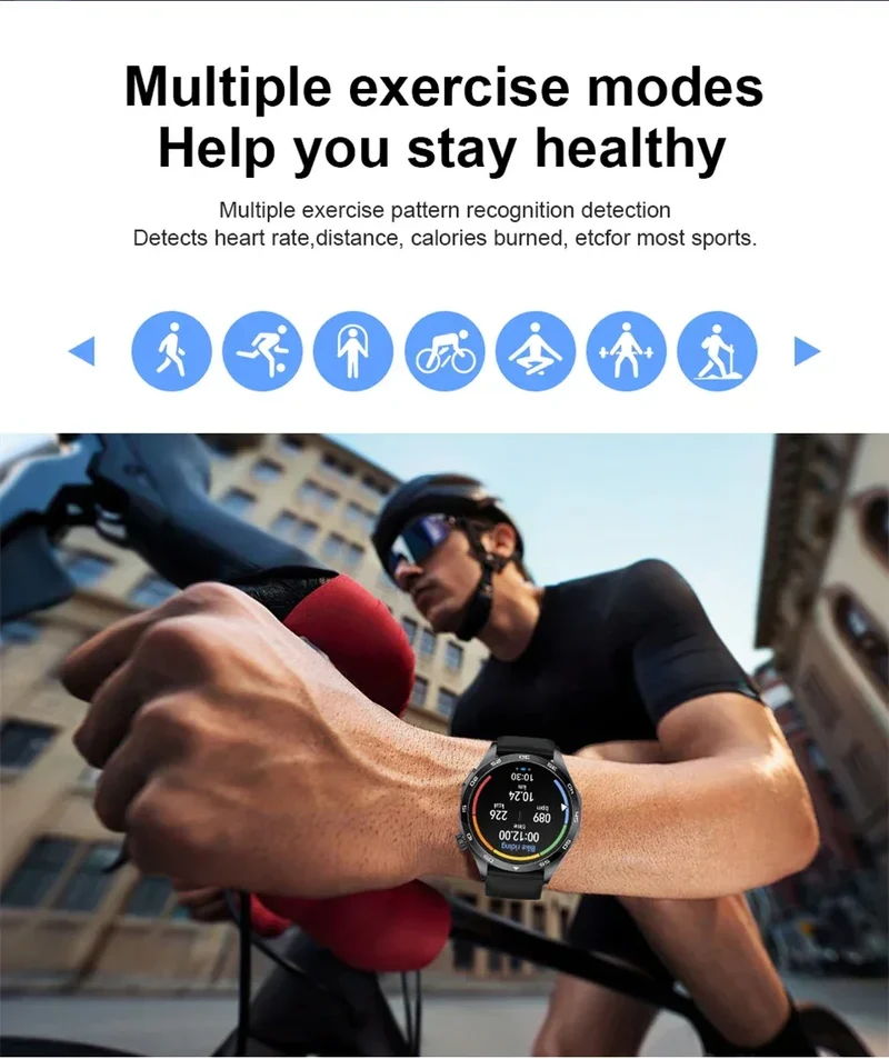 2025 New Blood Pressure Smart Watch Men ECG Monitoring Heart Rate Monitor Women Smartwatch BT Call Fitness Tracker Sport Watches