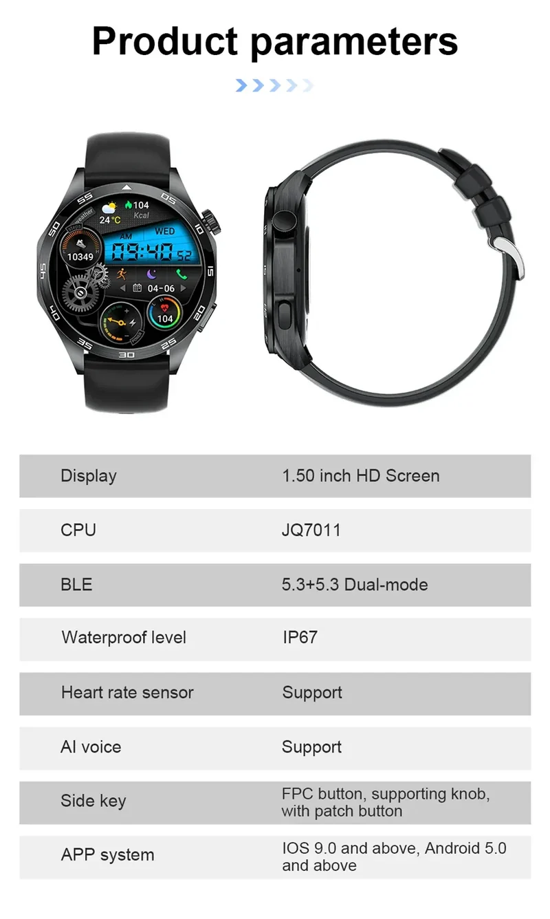 2025 New Blood Pressure Smart Watch Men ECG Monitoring Heart Rate Monitor Women Smartwatch BT Call Fitness Tracker Sport Watches