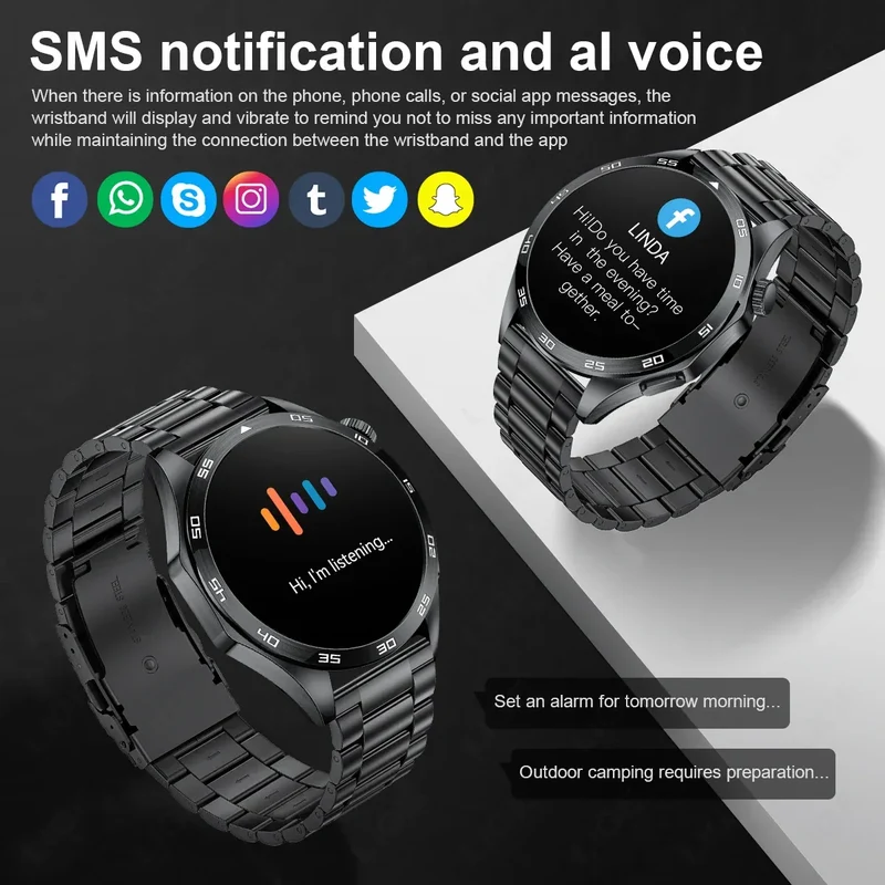 2025 Smart Watch Men Watch 4 Pro+ 1.50 Inch HD Screen Bluetooth Call ECG Heart Rate Health Monitoring Smartwatch For Android IOS