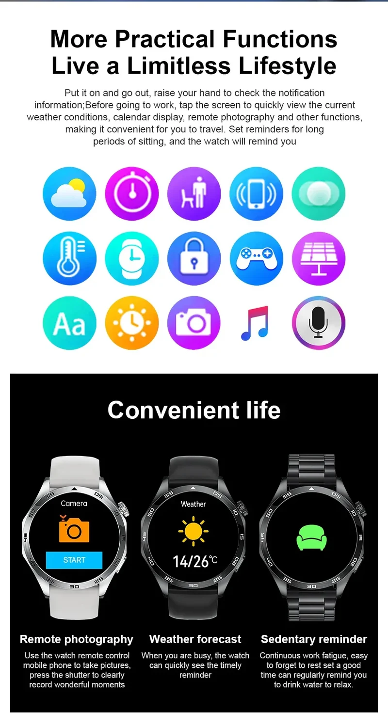 2025 Smart Watch Men Watch 4 Pro+ 1.50 Inch HD Screen Bluetooth Call ECG Heart Rate Health Monitoring Smartwatch For Android IOS