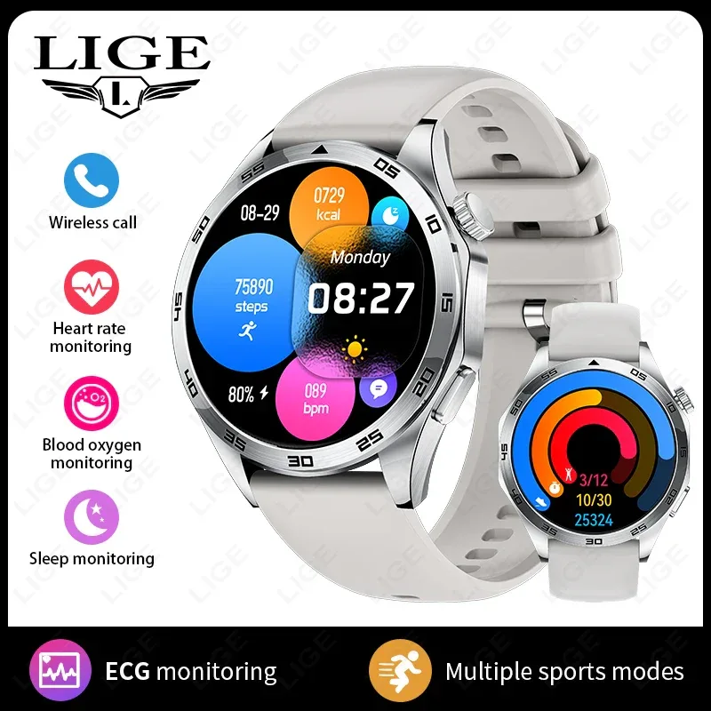 2025 Smart Watch Men Watch 4 Pro+ 1.50 Inch HD Screen Bluetooth Call ECG Heart Rate Health Monitoring Smartwatch For Android IOS