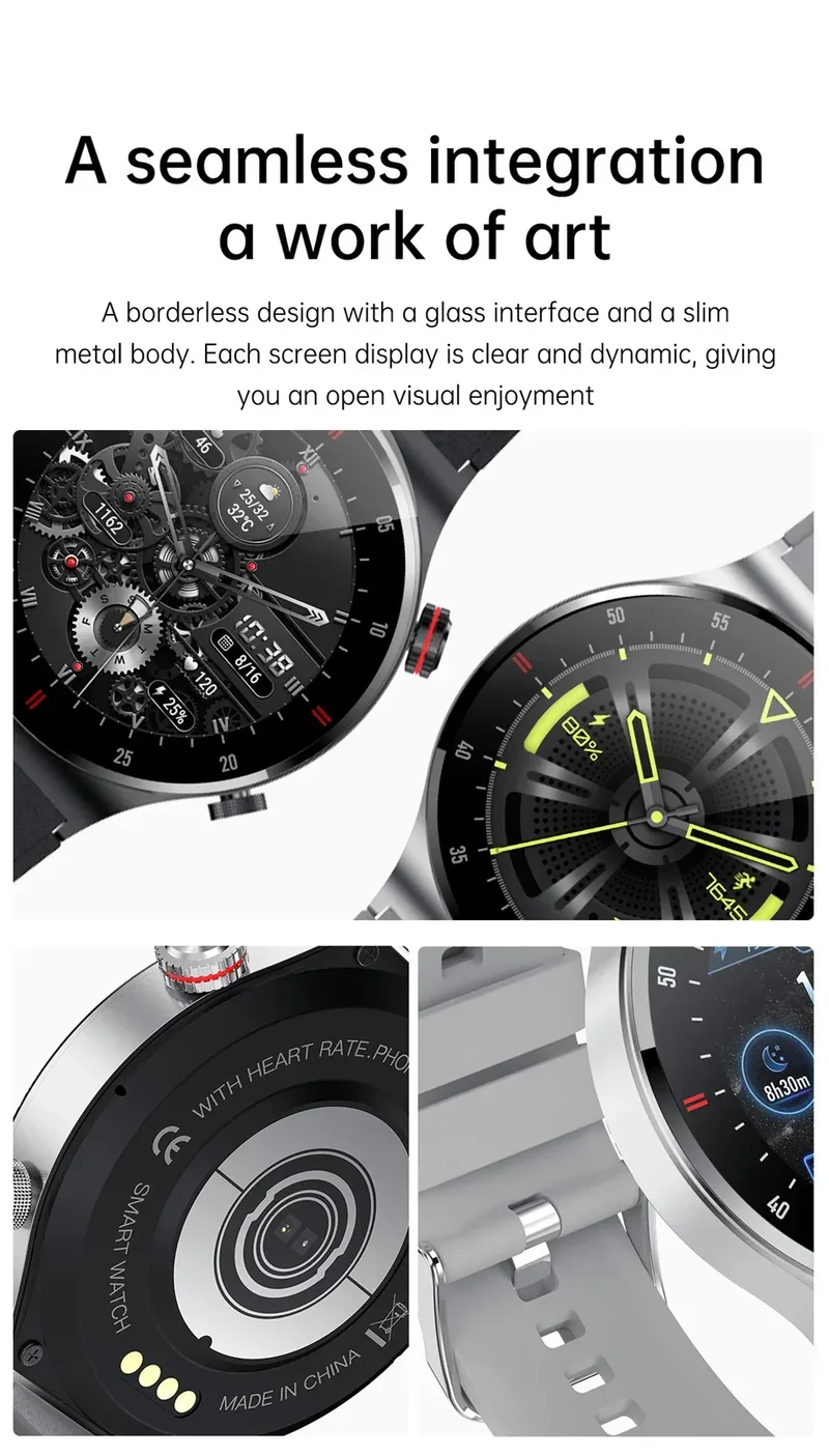 2023 New Bluetooth Call Smart watch Men Full touch Screen Sports fitness watch Bluetooth is Suitable For Android ios Smart watch