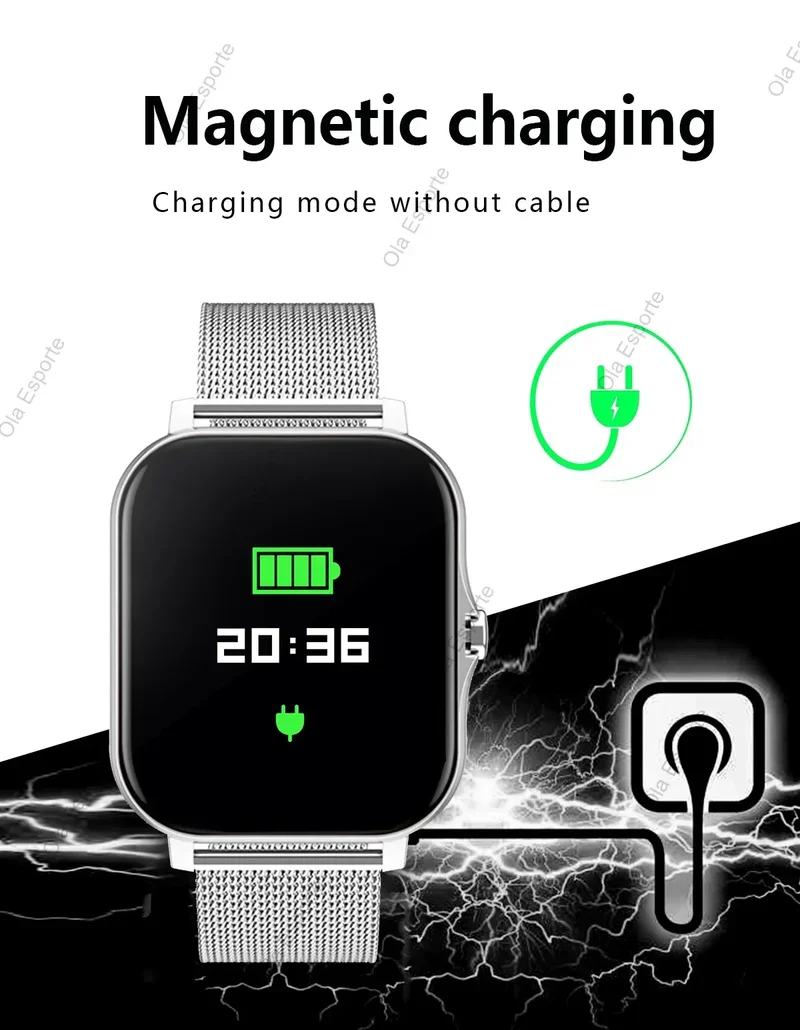2026 New Smart Watch For Android IOS 1.83Inch Color Screen Bluetooth Call Blood Oxygen/Pressure Monitoring Smart Watch Women Men
