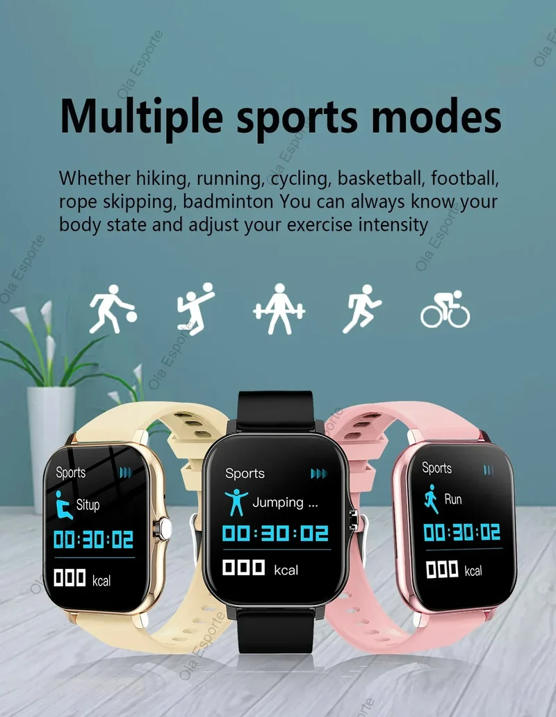 2026 New Smart Watch For Android IOS 1.83Inch Color Screen Bluetooth Call Blood Oxygen/Pressure Monitoring Smart Watch Women Men