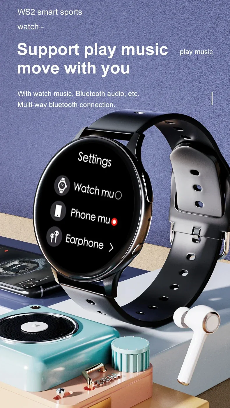 2025 Men Bluetooth Call SmartWatch Heart Rate Blood Pressure Monitor Smartwatch IP67 Waterproof Women Smartwatch For Android IOS