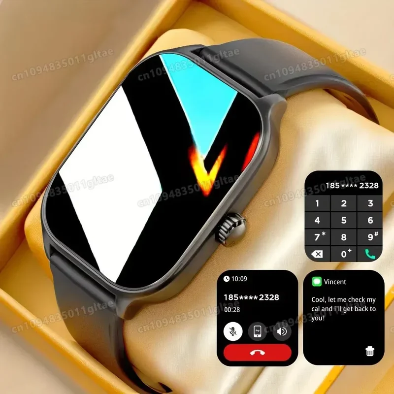 New Smart Watch Bluetooth Calls Men Women Smartwatch Heart Rate Monitor IP68 Waterproof Fitness Bracelet Custom Watch Face Pk H9