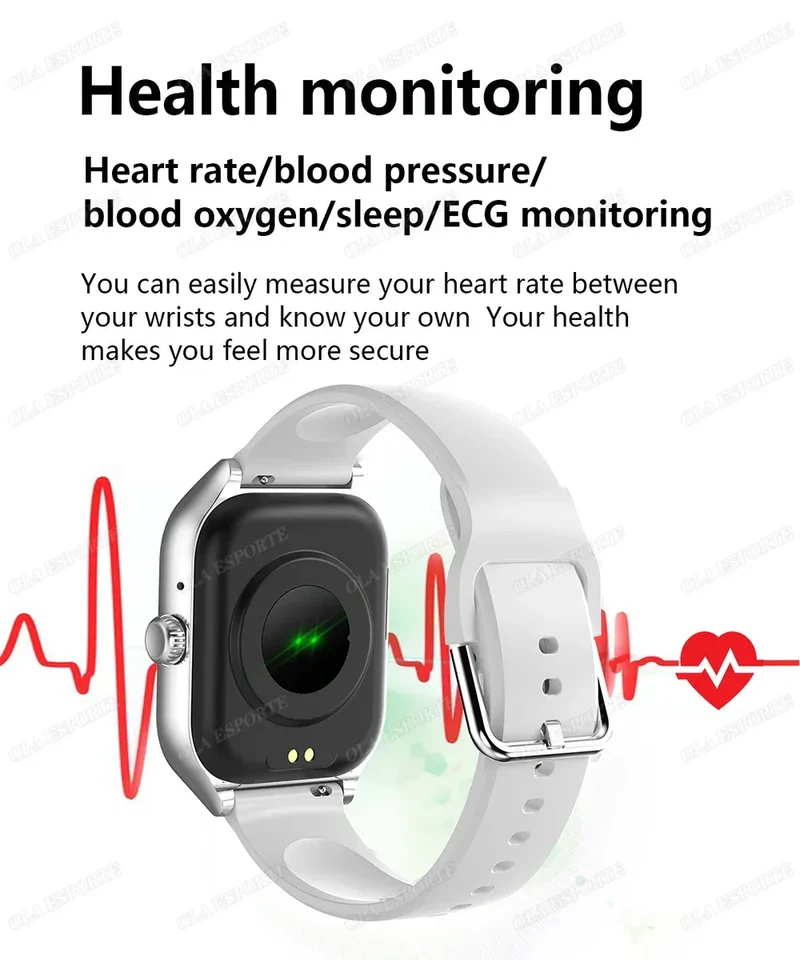 New Smart Watch Bluetooth Calls Men Women Smartwatch Heart Rate Monitor IP68 Waterproof Fitness Bracelet Custom Watch Face Pk H9