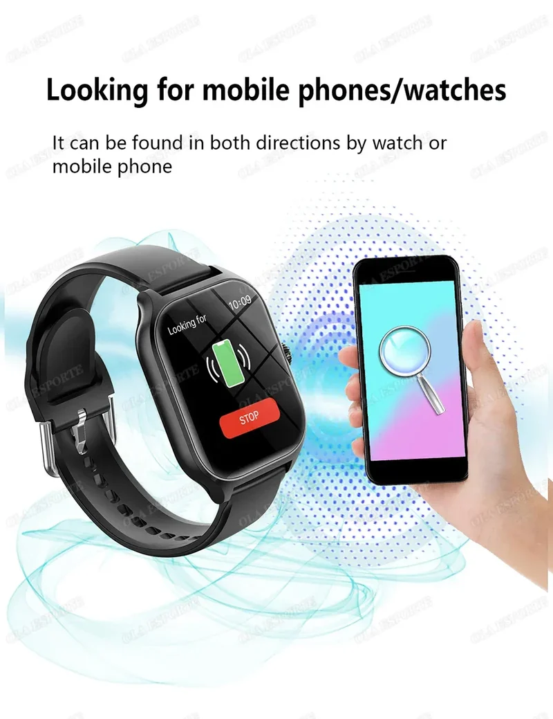 New Smart Watch Bluetooth Calls Men Women Smartwatch Heart Rate Monitor IP68 Waterproof Fitness Bracelet Custom Watch Face Pk H9