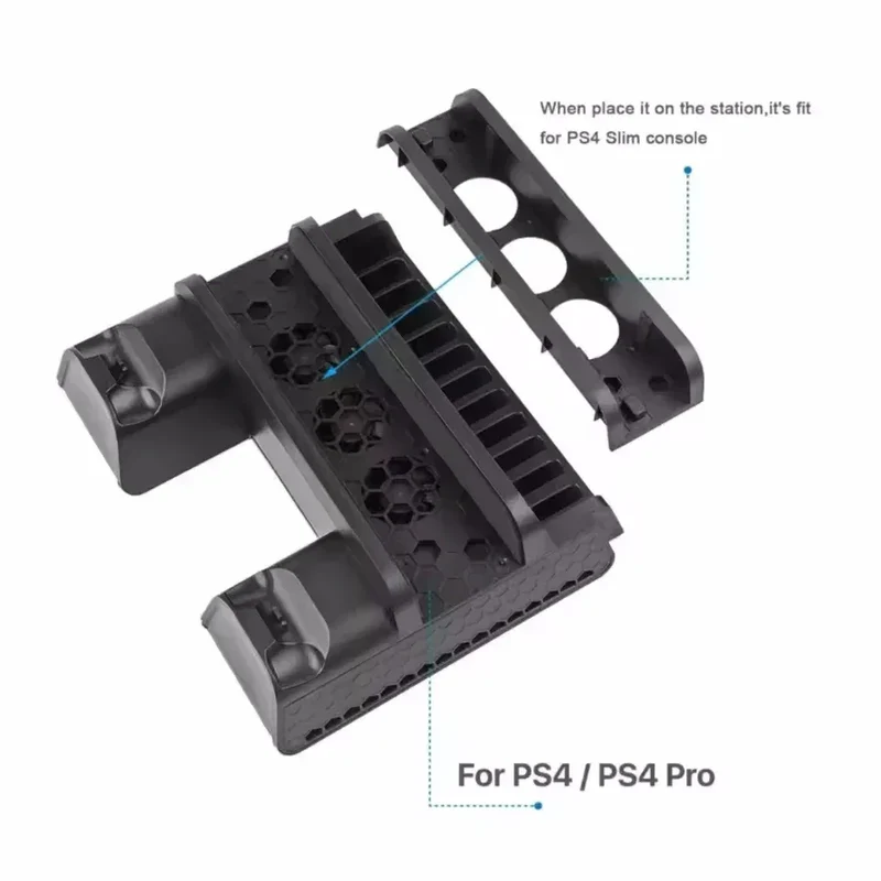 Stand Fan For Support Sony Play Station PS4 Pro Slim Console Playstation PS 4 Game Controller Cooler Accessories Cooling Control