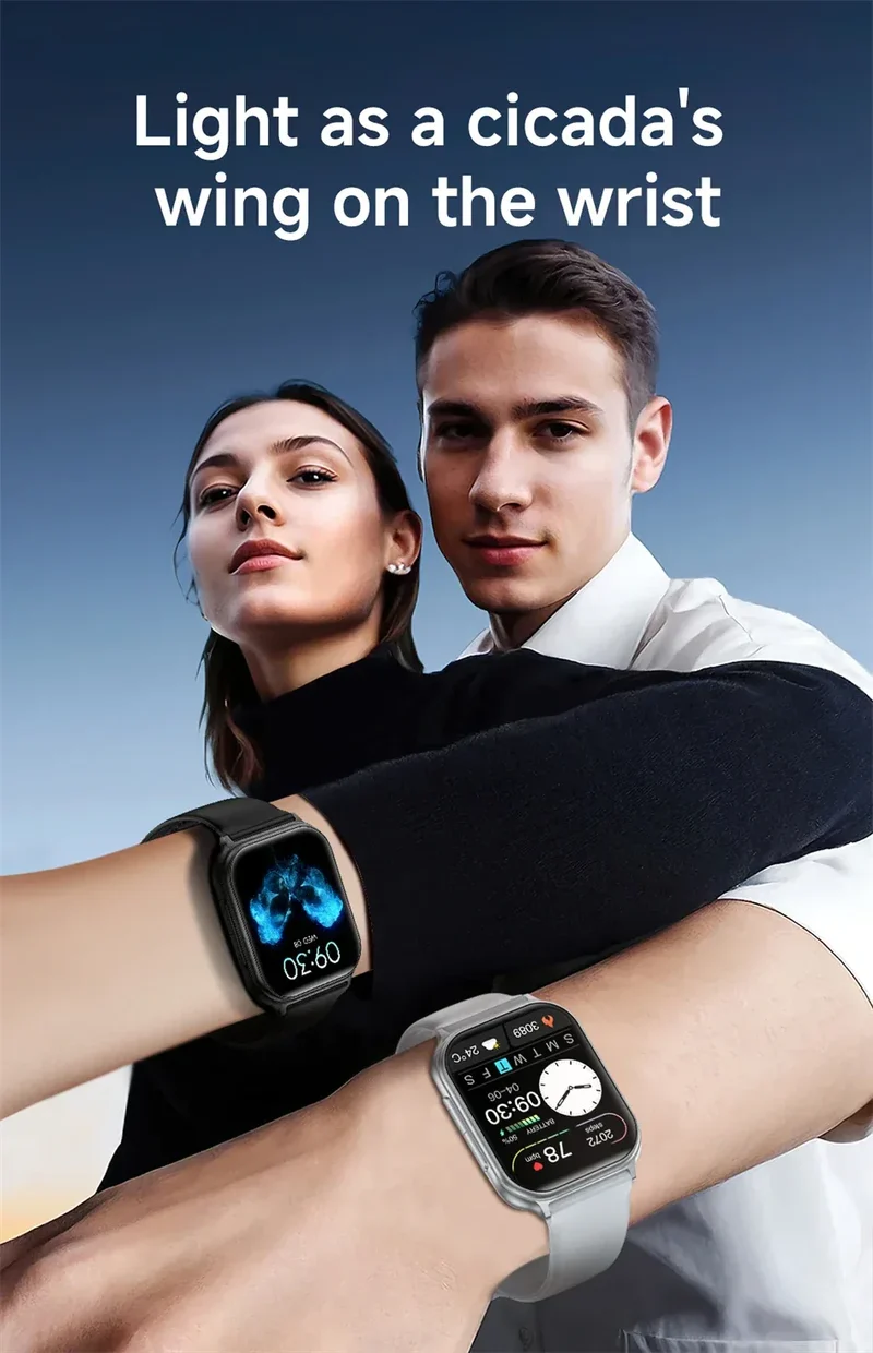 New Bip 6 Pro Smart Watch Men Outdoor Sports Fitness Track IP68 Waterproof Heart Rate BT Call 700 mAh Battery Smartwatches Women