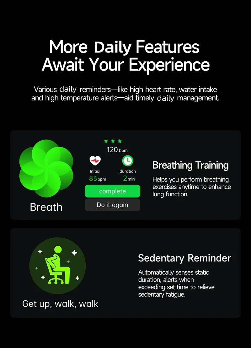 LIGE New Accurate ECG+PPG Smart Watch Laser Therapy Blood Lipid Uric Acid BP Heart Health Analysis BT Call Smartwatch Men Women
