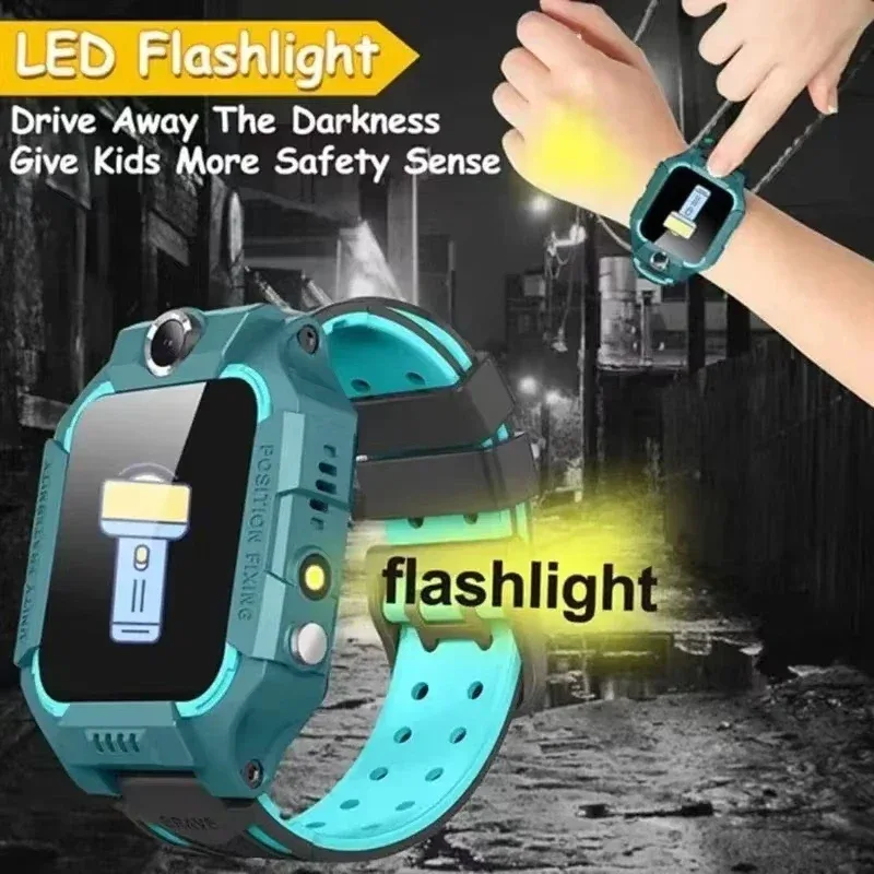 2026NEW Kids 5G Smart Watch SOS GPS Location Sim Card Call Camera Child SmartWatch Camera Waterproof Watch Gift For IOS Android