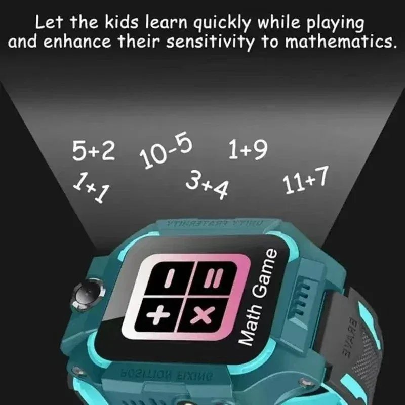 2026NEW Kids 5G Smart Watch SOS GPS Location Sim Card Call Camera Child SmartWatch Camera Waterproof Watch Gift For IOS Android