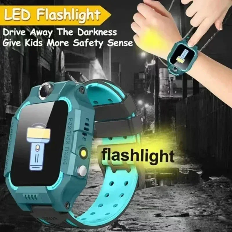 2026NEW Kids 5G Smart Watch SOS GPS Location Sim Card Call Camera Child SmartWatch Camera Waterproof Watch Gift For IOS Android