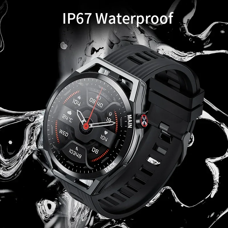 LIGE NFC 2026 New Ultra Military Smart Watch Men 1.32" IPS IP67 Waterproof ECG Smartwatch For iOS Android Sports Smart Watches