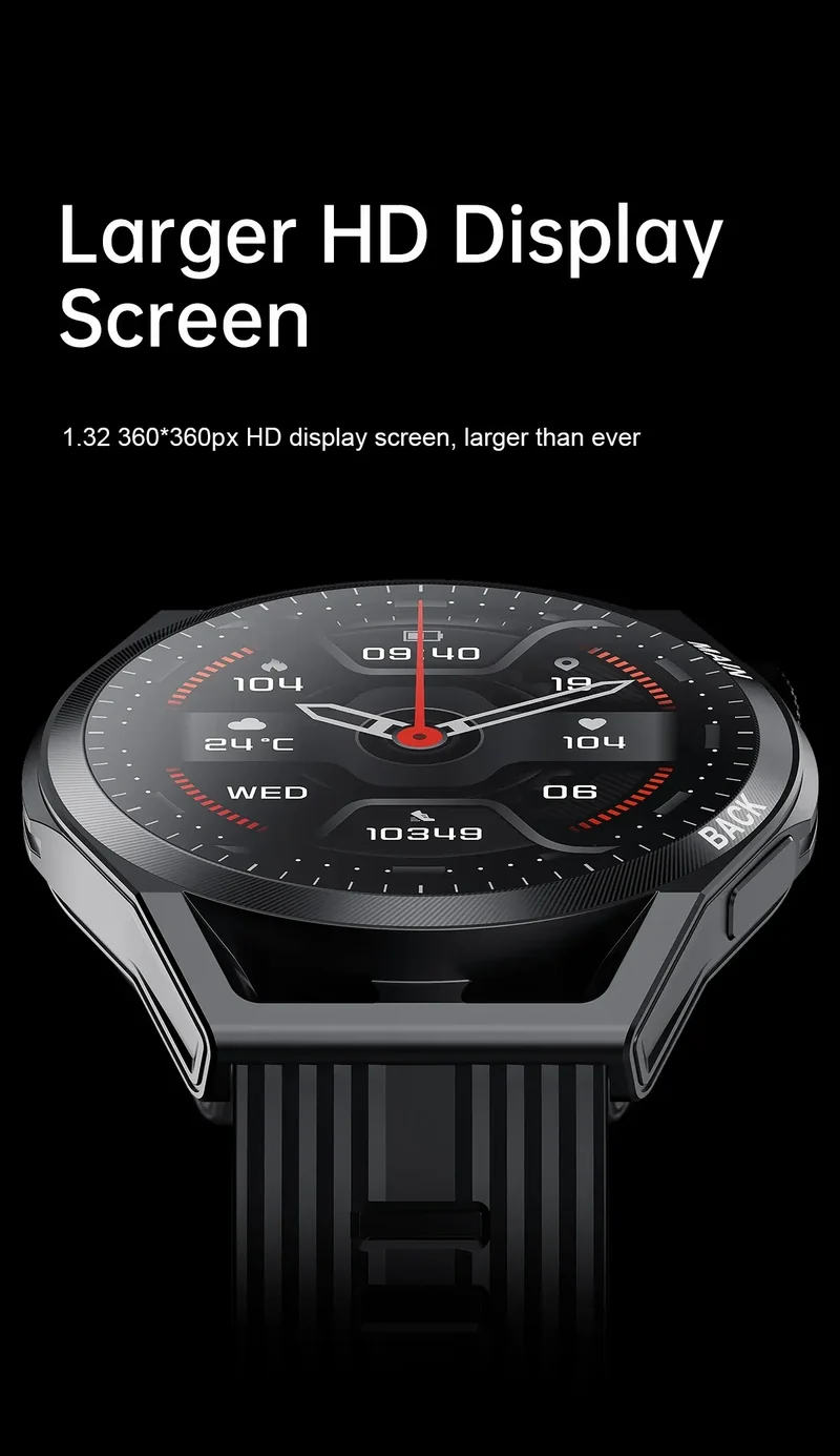 LIGE NFC 2026 New Ultra Military Smart Watch Men 1.32" IPS IP67 Waterproof ECG Smartwatch For iOS Android Sports Smart Watches