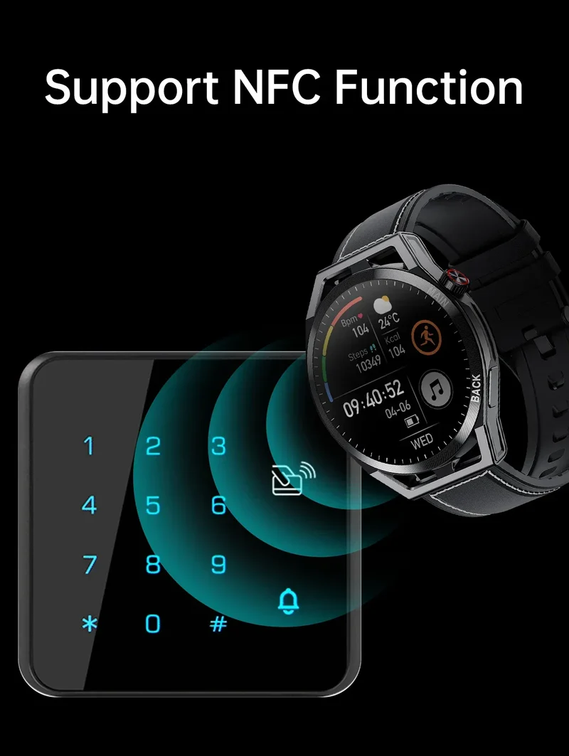 LIGE NFC 2026 New Ultra Military Smart Watch Men 1.32" IPS IP67 Waterproof ECG Smartwatch For iOS Android Sports Smart Watches