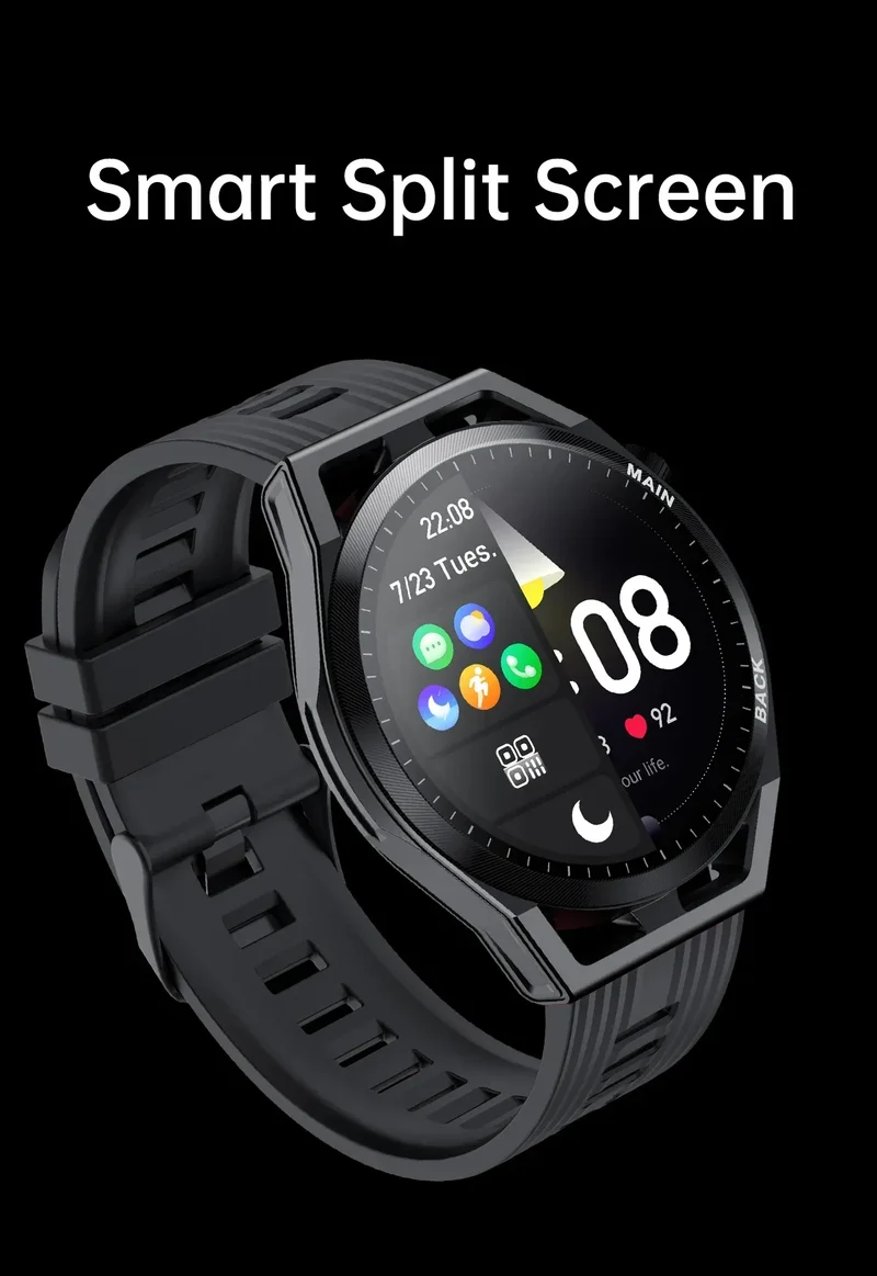 LIGE NFC 2026 New Ultra Military Smart Watch Men 1.32" IPS IP67 Waterproof ECG Smartwatch For iOS Android Sports Smart Watches