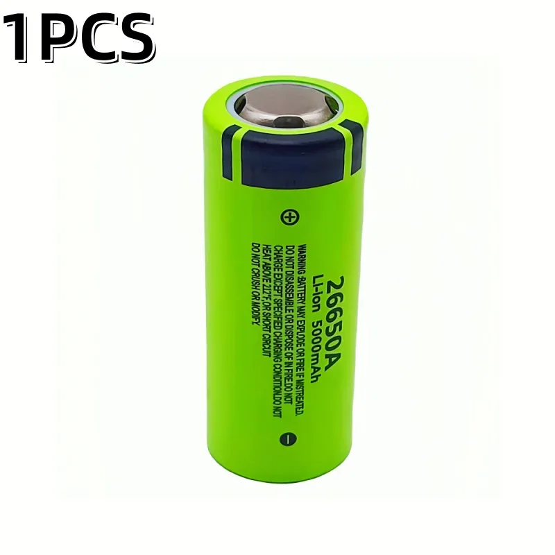 100% brand new,original,high-quality,true capacity 26650A 5000mAh 3.7V lithium-ion rechargeable battery 26650 flashlight