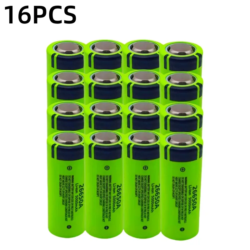 100% brand new,original,high-quality,true capacity 26650A 5000mAh 3.7V lithium-ion rechargeable battery 26650 flashlight