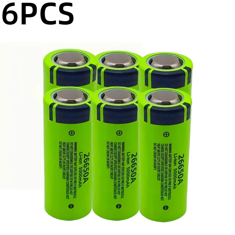 100% brand new,original,high-quality,true capacity 26650A 5000mAh 3.7V lithium-ion rechargeable battery 26650 flashlight