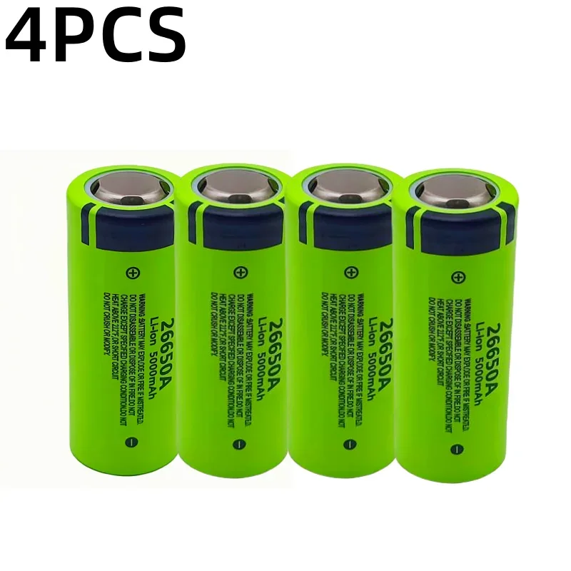 100% brand new,original,high-quality,true capacity 26650A 5000mAh 3.7V lithium-ion rechargeable battery 26650 flashlight